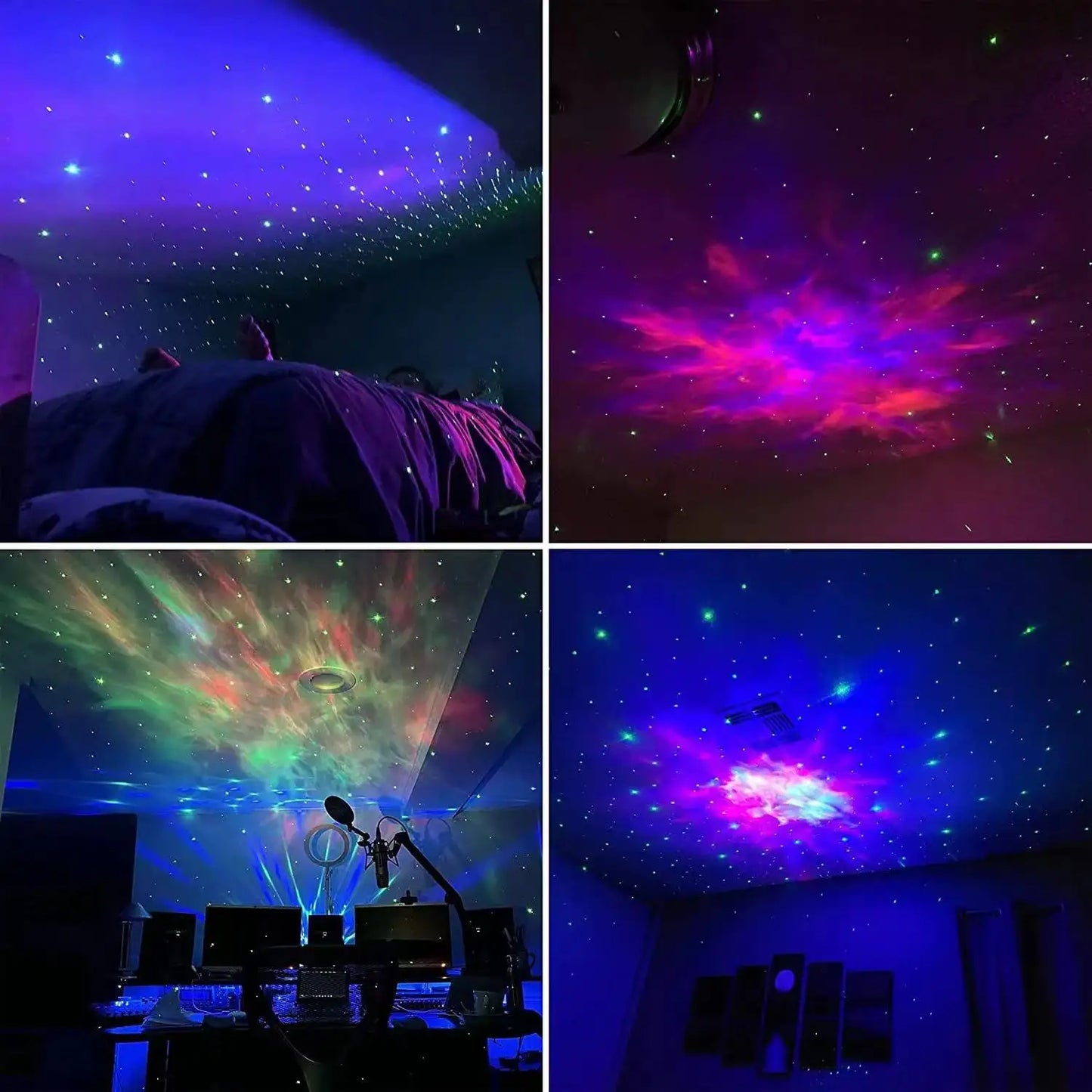 Rocket Astronaut LED Star Galaxies Projector Light